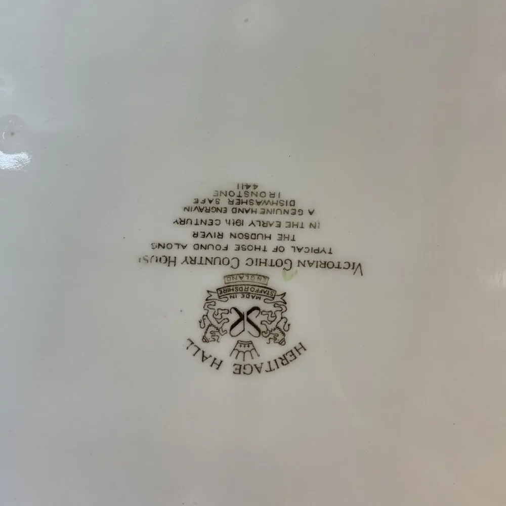 Mid 20th Century Johnson Brothers Heritage Hall Ironstone Platter-Victorian